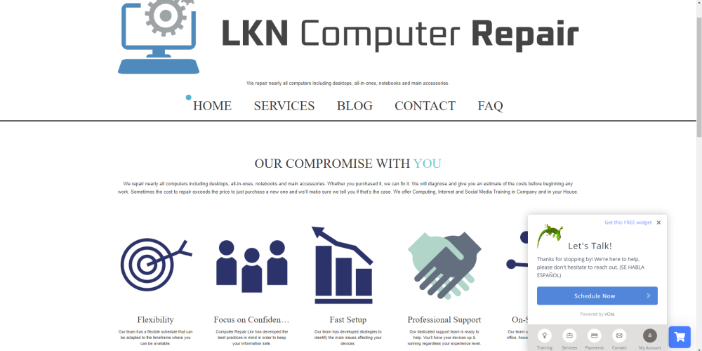 Computer Repair LKN Webpage